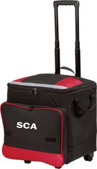 Rolling Cooler, Black/ Red
